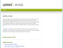 Tablet Screenshot of mysql.lernenhoch2.de
